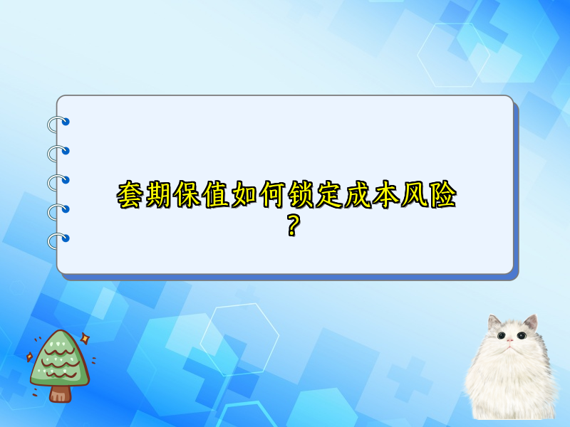 套期保值如何锁定成本风险？